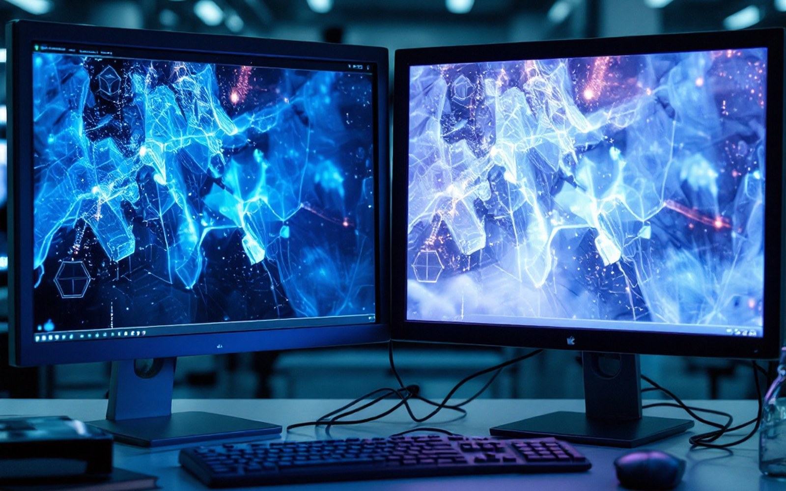 A printed sheet and a monitor side by side showing the same image with visibly different colour, studio light